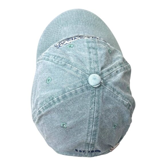 Vintage Cheers Boston Tv Show Licensed Washed Denim Baseball Cap Strapback Y2K - Picture 9 of 9